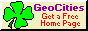 Generic  Geocities Icon showing a four leaf clover